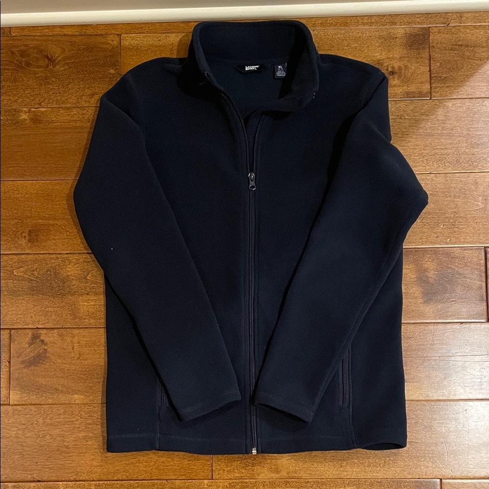 Girl’s Navy Full-Zip Fleece Jacket